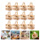 Wedding Supply Decorative Tiny Baskets Wood 12pcs 4