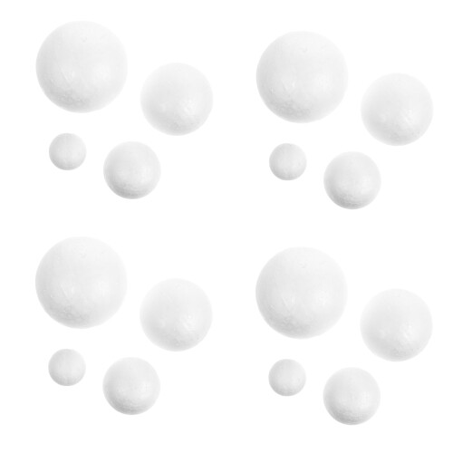240 Pcs Large Polystyrene Balls Paintable Foam Child 2