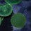 6 Pcs Pu Simulation Lotus Leaves 28cm Green 4