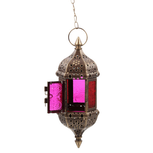 5pcs Metal Hanging Candle Holder Moroccan Tea Light Stand 1