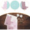 Raindrops  12 Pcs Wedding Greeting Cards Birthday Notes Baby 8