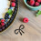 Wine Glass Tag Bowknot Black Acrylic 25pcs 7