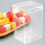 4Pcs White Acrylic Candy Containers Cookie Wrapping and Storage Boxes 7