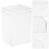 4Pcs White Acrylic Candy Containers Cookie Wrapping and Storage Boxes 5