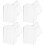 4Pcs White Acrylic Candy Containers Cookie Wrapping and Storage Boxes 10