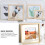 1pack Beige Picture Frame Versatile Style Home Decor 9
