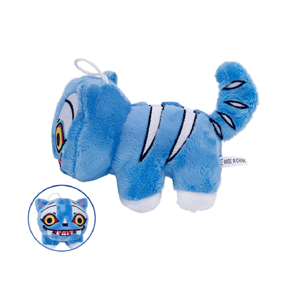 (Blue Tiger) Kpop Hunters Demon Blue Tiger Rumi Zoey Plush Toy Stuffed Decoration Doll Gift