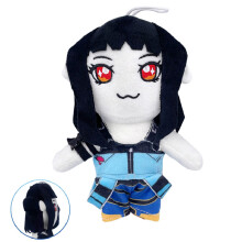 (Zoey) Kpop Hunters Demon Blue Tiger Rumi Zoey Plush Toy Stuffed Decoration Doll Gift