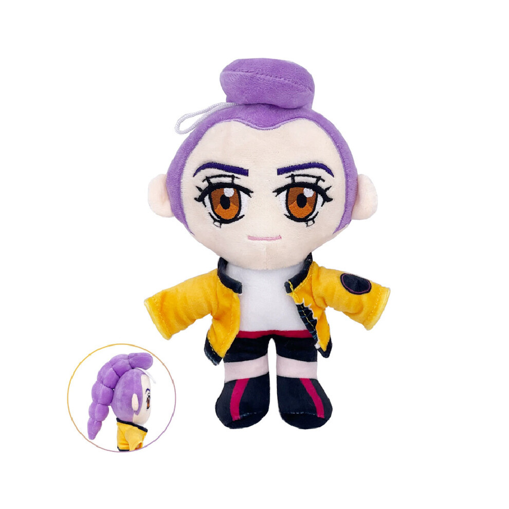(Rumi) Kpop Demon Hunters Blue Tiger Rumi Zoey Plush Toy Stuffed Decoration Gift Doll
