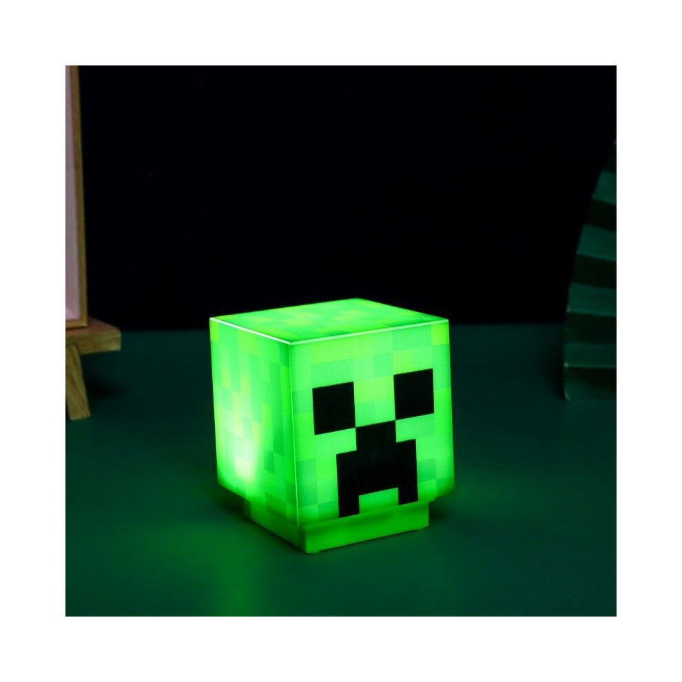 (Creeper) Minecraft Night Bottle Bee Salamander Creeper Building Gift Block Lamp Light