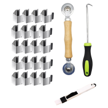 Screen Door Tool Kit - 20 Pieces Screen Installer Clips A