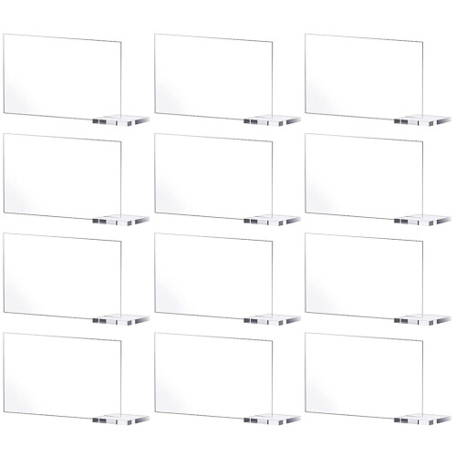 3 Pack Clear Table Number Stands Wedding Signs For Ceremony Reception
