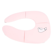 Folding Kids Travel Potty Mat Pink, Portable 35x29cm Non-Slip