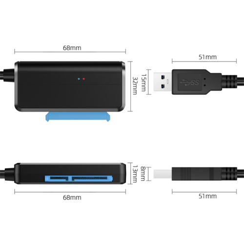 Cavo adattatore da SATA a USB 3.0 Cavo convertitore per disco rigido USB 3.0 1