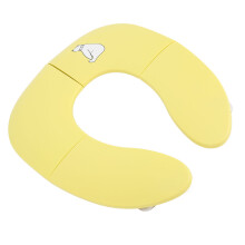 Foldable Toddler Travel Potty Seat, PP, Yellow, 35x29x3cm
