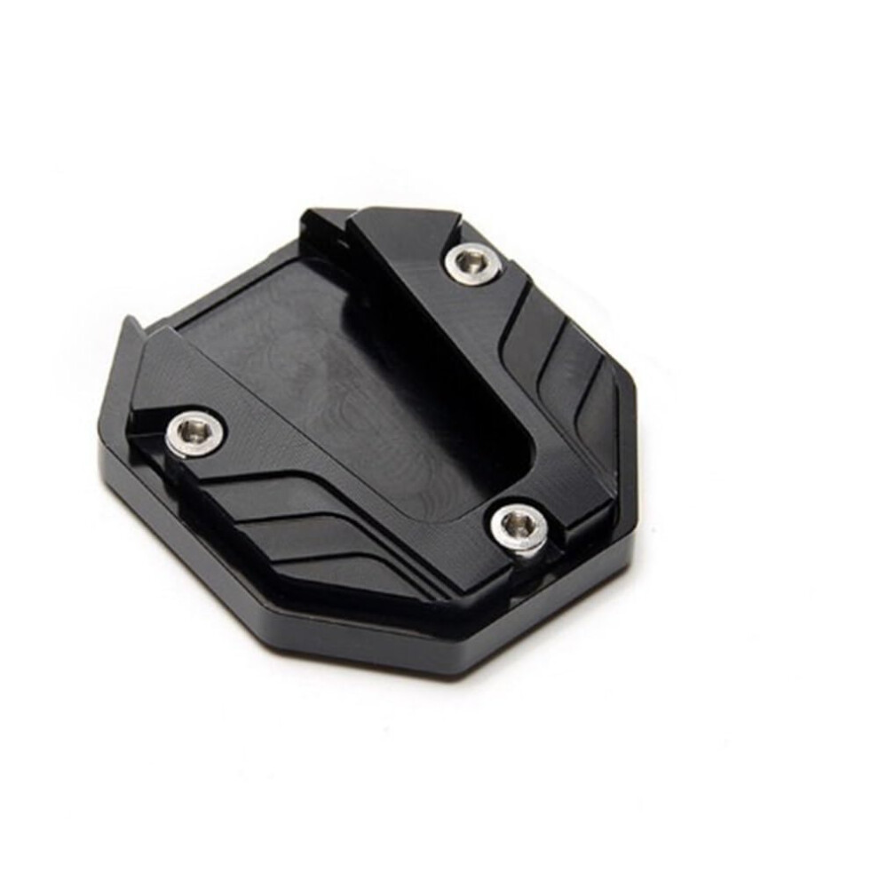 Foot Side Kickstand Pad Universal Motorcycle Stand Extender Adjustable Kickstand Extension For Bikes, Durable Leg Support Black 6038364132642