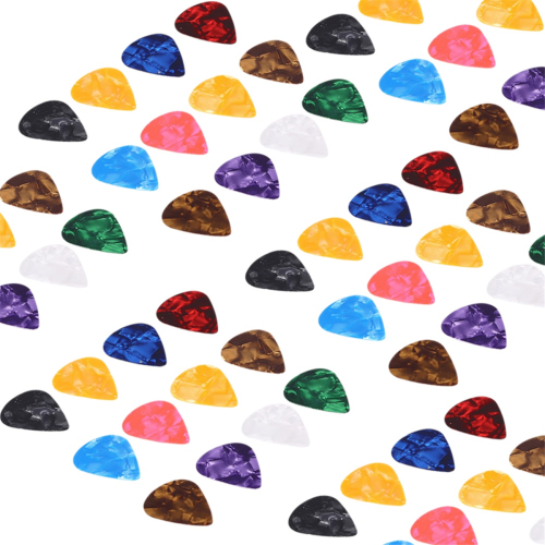 Palheta colorida para violão elétrico acústico, ukulele e baixo, C