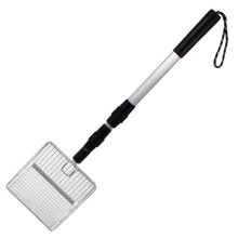 Chicken Poop Scooper 3 in 1 Adjustable Metal Litter Scoop Detachable Stainless Steel for Chicken Coop Cleaning