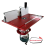 Aluminum Router Table Inset Plate Kit for Workbench Trimmer 4