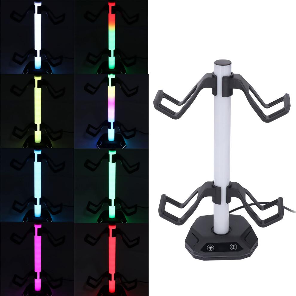 Rgb Headset Controller Stand With Usb Hub - Abs, Rgb Light 7891346642664