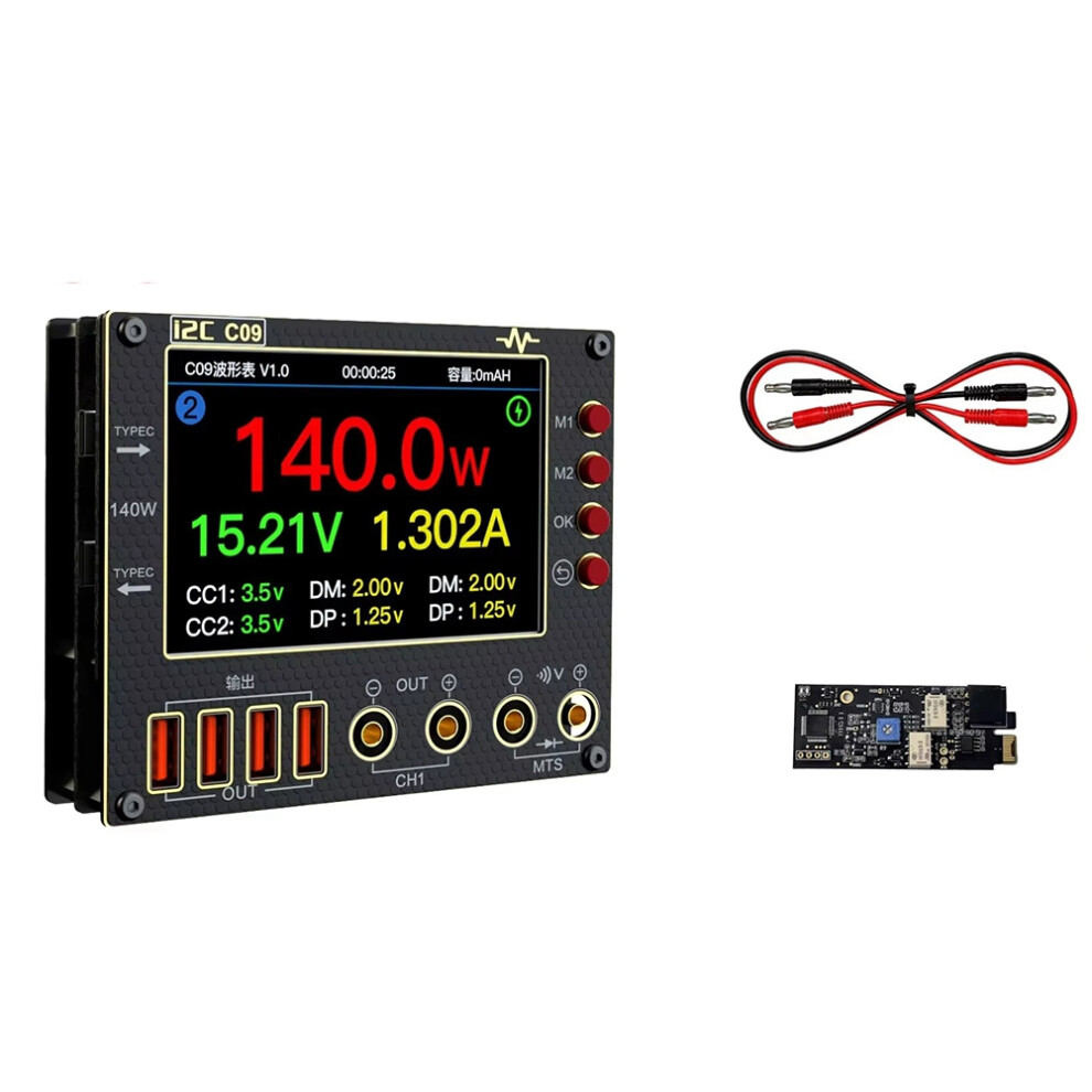 I2c C09 Waveform Ammeter Input Dual Channel Voltage Current Tester A 4713250211442