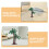 20St Plastic Mini Palmboom Voor Modelbouw En Decoratie 7