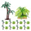 20St Plastic Mini Palmboom Voor Modelbouw En Decoratie 1