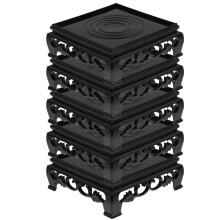 5 Pcs Square Planters For Outdoor Plants Bowl Stand Flowerpot Holder