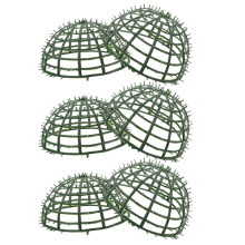 3pcs Artificial Plant Topiary Ball Support Cage Plastic Frame