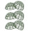 3pcs Artificial Plant Topiary Ball Support Cage Plastic Frame 1