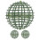 3pcs Artificial Plant Topiary Ball Support Cage Plastic Frame 9