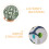 3pcs Artificial Plant Topiary Ball Support Cage Plastic Frame 8
