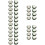 40 Pcs Floating Lotus Artificial Lily Pads Pond Decor 11