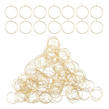 150 Pcs Reusable Wine Marker Gathering Drink Markers Golden