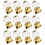 12pcs Small Candy Dispenser Plastic Gumball Machine Party Holder 8