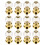 12pcs Small Candy Dispenser Plastic Gumball Machine Party Holder 10
