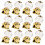 12pcs Small Candy Dispenser Plastic Gumball Machine Party Holder 3
