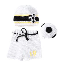 Set Of 3 Hairy Football Photography Clothing Infant Costume