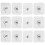 Acrylic Adhesive Hook 12pcs For Wall Decoration 1