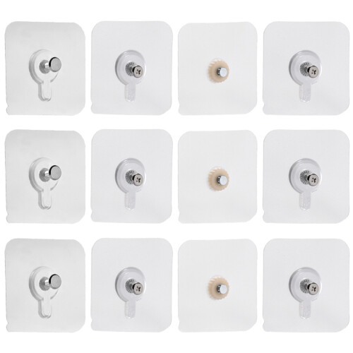 Acrylic Adhesive Hook 12pcs For Wall Decoration
