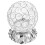 Guangmc Crystal Candle Holders For Table Centerpiece - Silver 10