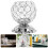 Guangmc Crystal Candle Holders For Table Centerpiece - Silver 2