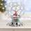 Guangmc Crystal Candle Holders For Table Centerpiece - Silver 4