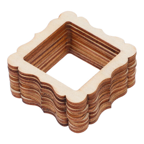 3 Count Small Craft Photo Frames Decorate Creative Handcrafts Diy