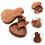 1set Guitar Pick Storage Container For Home Decor 9.6x7.1cm 7