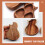 1set Guitar Pick Storage Container For Home Decor 9.6x7.1cm 11