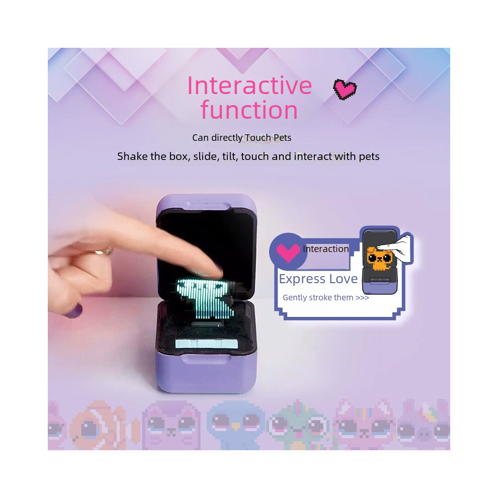 Pet Electronic Bitzee Machine Interactive Toy Digital Pet Feeding Toy Gift