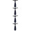 4pcs Tie Neck Boy Hand Type Accessories Polyester Men And Women 8
