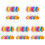 5 Pack Safety Reflective Keychain Pendant Pendants Backpack Ornaments 2