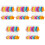 5 Pack Safety Reflective Keychain Pendant Pendants Backpack Ornaments 3